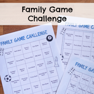 Family Game Challenge Square